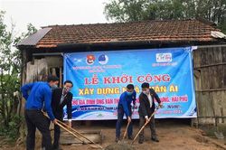 Hải Lăng: Khởi công xây dựng nhà nhân ái cho hộ nghèo