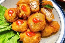 Lạ miệng món óc heo chiên giòn