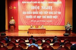 Cử tri kiến nghị Thành phố sớm đầu tư xây dựng các công trình kết nối giao thông tại Sóc Sơn và Mê Linh