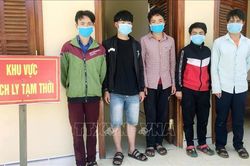 Quảng Nam: Bắt giữ 5 người nhập cảnh trái phép