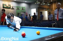 Khởi tranh Giải vô địch billiards tỉnh năm 2021
