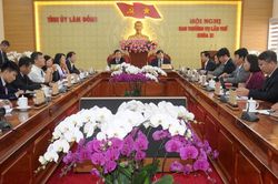 Học viện Chính trị khu vực II làm việc với Tỉnh ủy Lâm Đồng