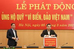 Văn phòng UBND thành phố Hà Nội phát động ủng hộ Quỹ ''Vì biển, đảo Việt Nam''