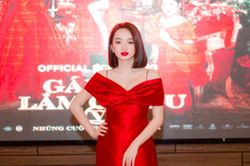 Kaity Nguyễn diện đầm đỏ trễ nải tại Gái Già Lắm Chiêu V, nhan sắc lên hương với khí chất sang chảnh