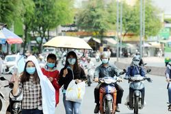 Chỉ số UV cực đại tại TP Hồ Chí Minh ở ngưỡng nguy cơ gây hại rất cao