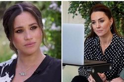 Meghan Markle tố bị hoàng gia Anh 'bịt miệng', Công nương Kate xuất hiện giữa tâm bão lùm xùm với sắc mặt bất thường