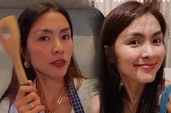 Vào bếp mà không đầu bù tóc rối, Tăng Thanh Hà tỏa sáng nhờ làn da căng mịn miễn chê