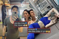 Bị tình trẻ 'bắt ép' tại phòng tập, Lệ Quyên gây choáng khi gọi Lâm Bảo Châu là 'dì ghẻ'
