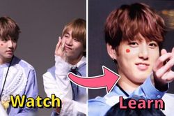 'Tan chảy' với những lần Jungkook bắt chước đàn anh BTS