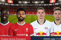 Dự đoán tỷ số, đội hình xuất phát trận Liverpool - RB Leipzig 3h00 đêm nay
