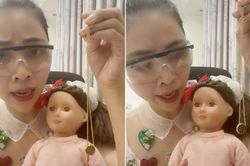 Cộng đồng mạng lên án TikToker Thơ Nguyễn với clip 'xin vía học giỏi' từ búp bê