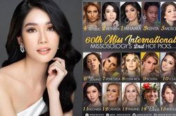 Sau màn nói tiếng anh như 'bắn rap', Phương Anh được dự đoán lọt top 2 Miss International do Missosology bình chọn