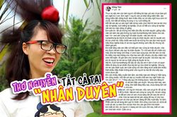 Thơ Nguyễn lên tiếng trần tình sau sự việc bị chỉ trích dữ dội: 'Em đến với thế giới này là nhân duyên'