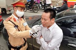 Bộ Công an mở cao điểm trấn áp ma men sau tay lái từ 15/3