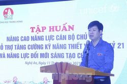Hội đồng đội Trung ương tập huấn cán bộ đoàn, đội chủ chốt ở Nghệ An