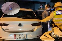 Dừng xe chạy quá tốc độ, cảnh sát phát hiện ô tô chở ma túy