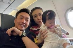 Đăng ảnh du lịch cùng gia đình, Cường Đô La vô tình để lộ mặt mộc kém xinh của Đàm Thu Trang