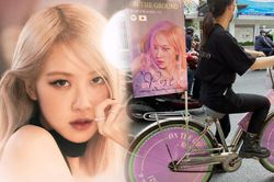Fan Việt thuê hẳn cả dàn xe đạp, quảng bá cật lực cho màn solo của Rosé (BlackPink)