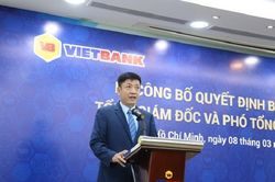 Ông Lê Huy Dũng được bổ nhiệm giữ chức Tổng Giám đốc Vietbank