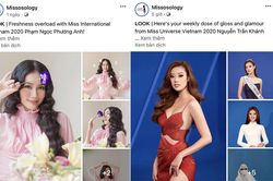 Á hậu Phương Anh, Hoa hậu Khánh Vân cùng 'gây bão' trên Missosology với vẻ gợi cảm