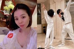 Lệ Quyên để lộ hình ảnh sống chung với tình trẻ