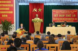 HĐND huyện Lạc Dương khóa X tổ chức kỳ họp thứ 15