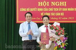 Công bố quyết định bổ nhiệm Giám đốc Ban QLDA đầu tư xây dựng các công trình NN&PTNT tỉnh