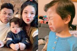 Con trai lớn nhà Mạc Hồng Quân khóc nức nở trách mẹ hay quát mắng, muốn trở về Việt Nam