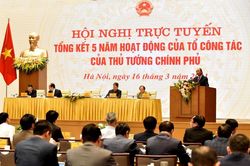 Hội nghị tổng kết 5 năm hoạt động Tổ công tác của Thủ tướng Chính phủ