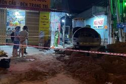 Sập công trình thoát nước, 1 công nhân tử vong