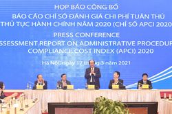 Bốn bài học cải cách từ Chỉ số đánh giá chi phí tuân thủ TTHC