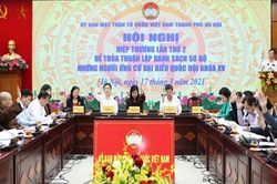 Hà Nội thông qua danh sách sơ bộ 72 ứng cử viên đại biểu Quốc hội khóa XV