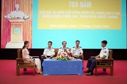 Bộ tư lệnh Vùng Cảnh sát biển 4 tổ chức 'Tọa đàm cán bộ, sĩ quan trẻ' năm 2021