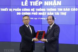 Tiếp nhận tài trợ của Nhật cho Hệ thống thông tin báo cáo Chính phủ