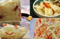 Cách muối măng chua tỏi ớt đơn giản thơm lừng