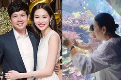 Hiếm hoi mới thấy mẹ chồng Đặng Thu Thảo xuất hiện, sự giản dị chính là điều đáng chú ý nhất