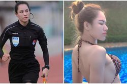 Vẻ đẹp gợi cảm của nữ trọng tài Việt Nam đang được CĐV 'săn lùng'