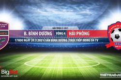 Soi kèo nhà cái Bình Dương vs Hải Phòng. BĐTV trực tiếp bóng đá Việt Nam