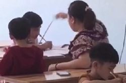 Công an vào cuộc xác minh clip cô giáo dạy luyện chữ đẹp đánh học sinh