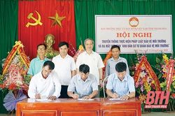 MTTQ các cấp với công tác bảo vệ môi trường