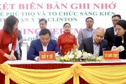 Ký kết Biên bản ghi nhớ hợp tác giữa Sở Y tế với Tổ chức sáng kiến tiếp cận y tế Clinton