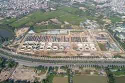 Cienco4 trình diễn tay nghề tại nhà máy nước thải hiện đại nhất Thủ đô