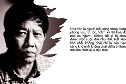 Những phát biểu đáng chú ý của Nguyễn Huy Thiệp về văn chương