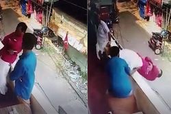 Đang tựa vào lan can tầng 2 thì ngã lộn ra ngoài, phản ứng của người đứng cạnh mới kỳ diệu