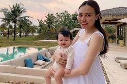 Đàm Thu Trang bị nghi ngờ đang mang bầu lần 2 dù mới sinh con 7 tháng