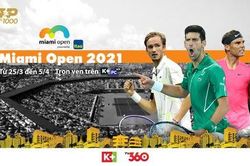 Xem ATP 1000 Miami Open trực tiếp trên ứng dụng di động TV360