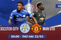 Video clip bàn thắng trận Leicester vs MU