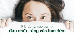 5 lý do tại sao bạn bị đau nhức răng vào ban đêm