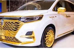 Xe Trung Quốc Roewe iMax8 mạ vàng đẹp long lanh