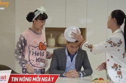 Thu Trang kể hậu trường hài hước màn úp đĩa mì lên đầu Việt Anh